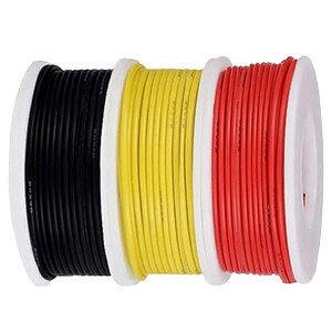 �y���������z24�Q�[�W �V���R�����C���[ 24AWG �t�b�N�A�b�v���C���[�L�b�g 300V �����b�L������ �d�C���C���[ 3�F 7M/23�t�B�[�g DIY�p���C���[�l�ߍ��킹�L�b�g