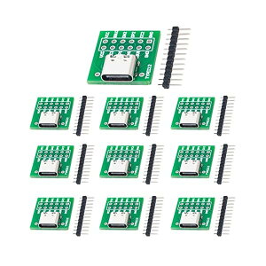 yz10 Pcs Type-C USB toDIPA_v^[2.54mm12sXRlN^[PCBRo[^[{[hiDIYpj