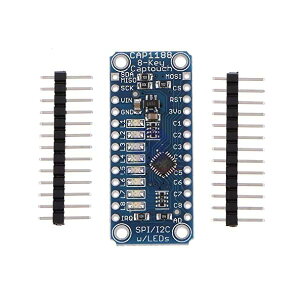�y���������zCAP1188 8�L�[�e�ʐ��^�b�`�Z���T�[���W���[��SPI I2C Captouch LED 8�{�^��8�L�[�C���^�[�t�F�C�XArduino�p3V-5V