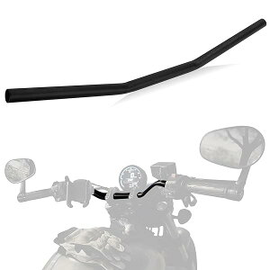 �y���������zJFG �o�C�N �n���h�� �h���b�O�o�[ �O�a��25.4mm �X�`�[���� �K�p�Ԏ� Rebel ���u��250/500 �� �ėp �I�[�g�o�C - �u���b�N