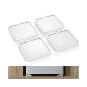 【送料無料】冷蔵庫 マット キズ防止 凹み防止 床保護シート 冷蔵庫・洗濯機・乾燥機 底上げ台 防音・防振・滑り止め ・床に傷防止 床暖房対応 耐荷重約400kg 1セット4個入り