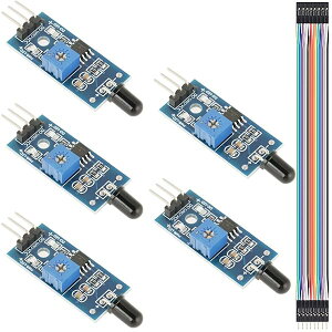 �y���������z5��IR�ԊO���Ή��Z���T�[���W���[��3.3V-5V���C�h�d��LM393���x���oArduino�pDuPont�P�[�u���t��3�������o��Z���T�[