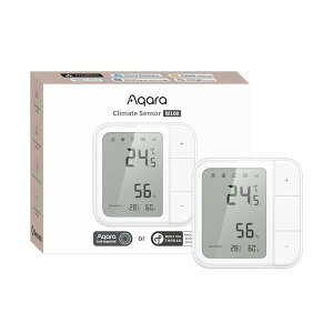 【送料無料】温度計 温湿度計 W100 温度湿度計 Matter対応 室温計 リモートボタン 大画面 複数デバイス同時制御 高精度 卓上 コンパクト 遠隔操作 物理ボタン スマートホーム アラート通知 異