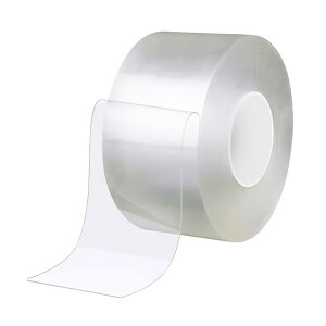 【送料無料】窓/玄関用の隙間テープ 幅:7cm 長さ:5メートル 透明テープ 隙間風・低温対策 冷気ブロック/虫よけ/すきま風防止 網戸用/玄関/ドア用/窓用/サッシ用 防汚テープ 耐高温補修テー