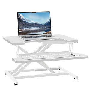 【送料無料】スタンディングデスク 卓上 幅55CM 高さ調節13〜39CM ガス圧昇降式デスク 昇降式テーブル 立ち 卓上デスク 無段階座位立位両用デスク デスクライザー 多機能テーブル パソコンデ