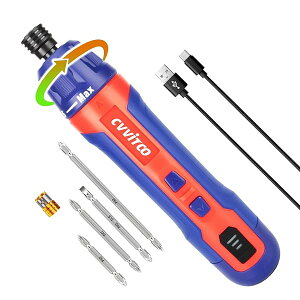 【送料無料】3.6V コードレスドライバー 電動ドライバー 小型電動 6N.m調整 USB Type-C 充電式 手動兼用 初心者 家庭用 小型家具セット み立て・修理 DIY