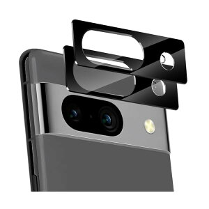 �y���������z�y2���Z�b�g�zPixel 8A �J�����t�B���� �s�N�Z��8 A �J�����ی�t�B���� �����Y�ی�K���X�t�B���� 2.5D �����ߗ� �d�x9H �X�N���b�`�h�~ �C�A�[�� Pixel8A �Ή� (�u���b�N�j