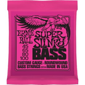 ERNIE BALL #2834　SUPER SLINKY アーニーボール　 エレキベース弦　スーパースリンキー　1セット　