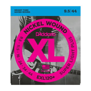 D'Addario EXL120+ SUPER LIGHT GAUGE ダダリオ エレキギター弦 スーパーライト プラス