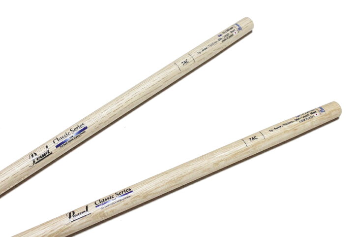 楽天市場】Pearl 7AC DRUM STICKS パール ドラムスティック オーク材 