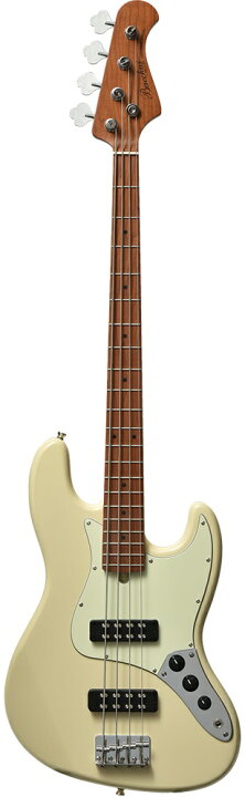 楽天市場】Bacchus BJB-2-RSM/M OWH バッカス ジャズベース・シェイプ  