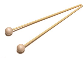 KOROGI 　No.10　 コオロギ社　木琴用バチ　1ペア　ヘッド素材：木球　柄素材：プラスチック　卓上木琴用マレット