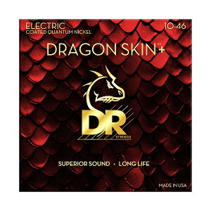 DR DEQ-10 DRAGON SKIN+ for Electric Guitar ディーアール ドラゴン・スキン プラス エレキギター弦