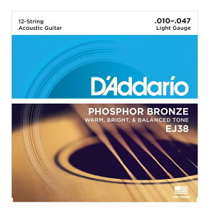 D'Addario EJ38 __I@@AR[XeBbNM^[@12