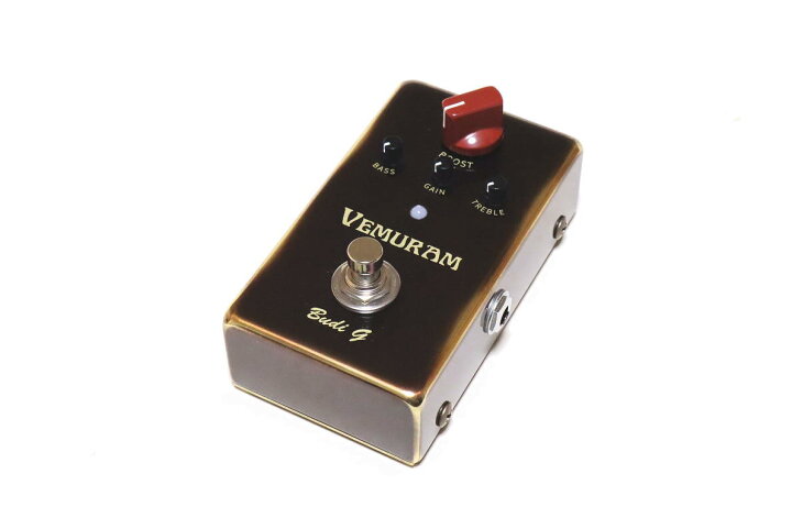 楽天市場】VEMURAM Gritty Gain BOOST Pedal Budi-G ヴェムラム バディ 