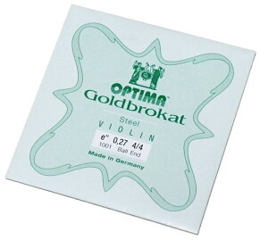 OPTIMA Goldbrokat 1E 4/4 ボールエンド 0.27 オプティマ ゴールドブラカット バイオリン弦 1E