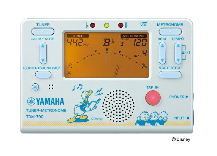 楽天市場 Yamaha Tdm 700dd2 Tdm700dd2 ヤマハ チューナーメトロノーム ドナルドダック アラバスタ ミュージック