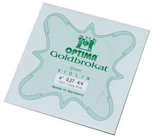 OPTIMA Goldbrokat 1E 4/4 ループエンド 0.27 ゴールドブラカット バイオリン弦 1E