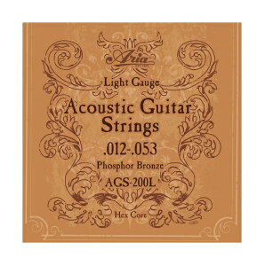 ARIA AGS-200L@Acoustic Guitar Strings Light AA@AR[XeBbNM^[@CgQ[W