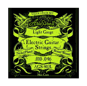 ARIA AGS-803L@ Light Electric Guitar Strings@AA@GLM^[@CgQ[W@3ZbgpbN