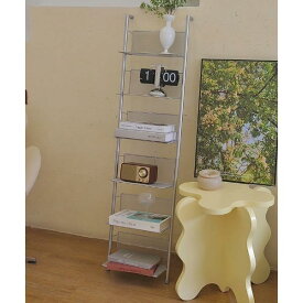 【全品2点で5%OFF】家具 スチールコンパクトラダーシェルフ