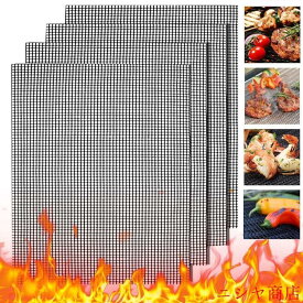【全品2点で5%OFF】バーベキュー 網 グリルマット くっつかない 繰り返す利用 BBQ 焦げ付き防止メッシュ マット 焼き肉シート 超耐熱260℃ 耐高温 2/5枚入り bbq網 BBQシート 鉄