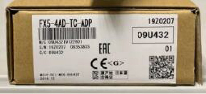楽天市場】【新品☆送料無料】MITSUBISHI/三菱電機 FX5-4AD-TC-ADP 