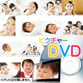 ピクチャーDVD（DVD-R書き込み） 画像とスライドショーを同時保存 テレビでBGM付きスライドショームービーが見れる! デジカメ・スマホ・タブレットの画像データのバックアップに最適