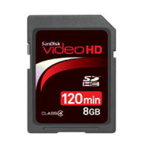 SanDisk SDSDHV-008G-J15 Video HD SDHC�J�[�h�@8GB
