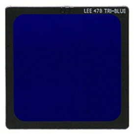 LEE 100x100mm角ポリエステルフィルター 3色分解用フィルター 47B（ブルー） ／LEE 3色分解用フィルター 47B