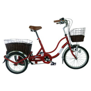 【送料無料】ミムゴ SWING CHARLIE ノーパンク三輪自転車G ワインレッド MG-TRW20NG 【北海道・沖縄・離島配送不可】 【北海道・沖縄・離島配送不可】