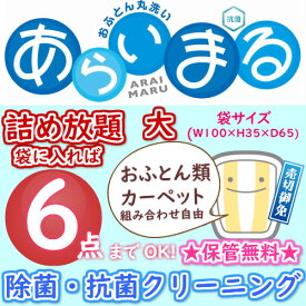 詰め放題 大 6点まで 保管無料 サービス 布団クリーニング カーペットクリーニング 最短 クリーニング ふとんクリーニング 布団丸洗い 布団 羽毛布団 ふとん丸洗い 掛布団 敷布団 毛布 パット まくら カーペット 玄関マット 組み合わせ自由 お得 安い 保管 最短可能