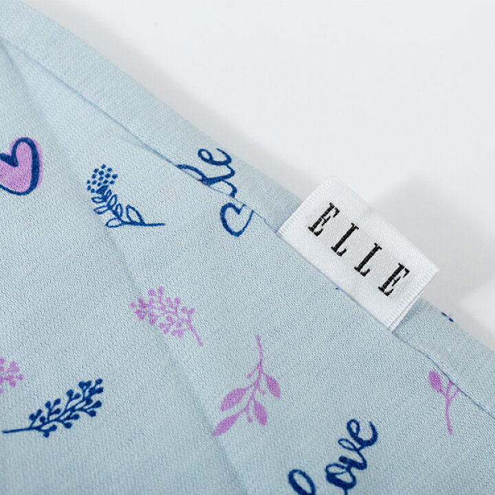 楽天市場】【ELLE】天竺 植物&ハート柄プリント レディース パジャマ  