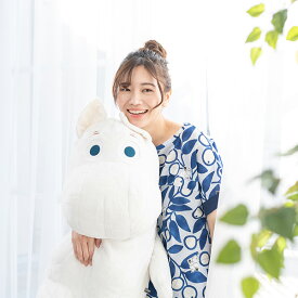 【MOOMIN ムーミン】×【Amour アムール】クレーププリント ムーミン　リーフ 半袖ホームドレス 春 夏 母の日 レディース パジャマ 綿 ギフト プレゼント プルオーバー かぶり