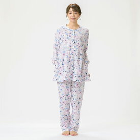 ムーミン パジャマ 長袖 上下 上下セット セットアップ 長ズボン 日本製 レディース 女性 婦人 シニア 高齢者 60代 70代 80代 大人 大人っぽい 大人可愛い 春 春夏 綿100 綿100% 可愛い かわいい 可愛いルームウェア おしゃれ きれいめ 入院 病院用 着心地 薄手 涼しい