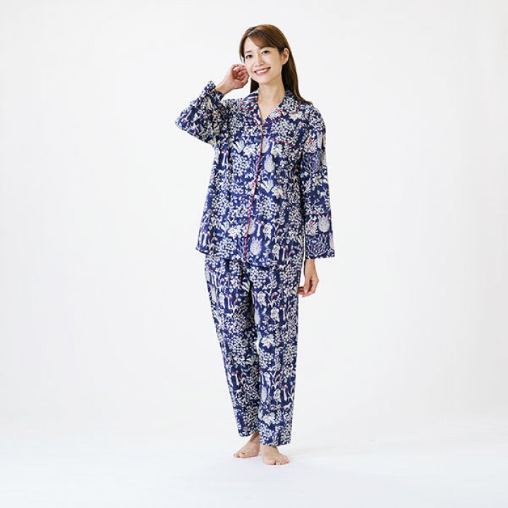 新品】リバティ LIBERTY fabricタナローンパジャマ（M)№b23