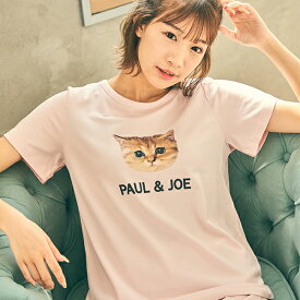 【PAUL&JOE PARIS room wear】ポールアンドジョー ルームウェア ヌネット プリント Tシャツ 単品 パンツは別売り レディース 半袖 春 夏 秋 ギフト ガールズ かぶり かわいい 可愛い ルームウェア 部屋着 女性