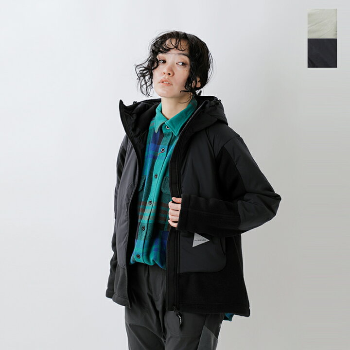 楽天市場】and wander アンドワンダー トップ フリース ジャケット  