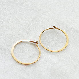 Melissa Joy Manning メリッサ ジョイ マニング 14kt ラウンド フープ ピアス ミディアム“Round Hoops Medium” p-r-02-melissa-ms レディース