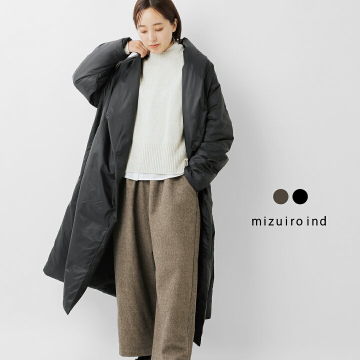 楽天市場】mizuiro ind ミズイロインド ドレープ ライト ロング ダウン 