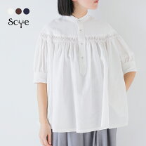 楽天市場】scye リネンタックブラウス 着丈の通販