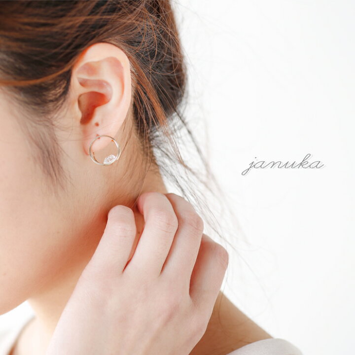 楽天市場】januka ヤヌカ クリップジュエリー 片耳ピアス crp-03-05-ms 