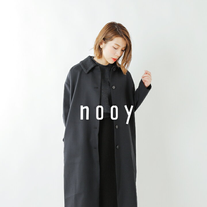 楽天市場】nooy ヌーイ ウールサージ付け衿コート fct01-ms レディース 