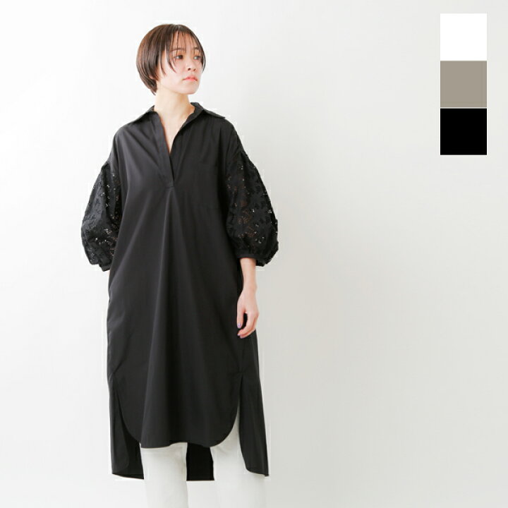 楽天市場】TICCA ティッカ コットンレースパフスリーブワンピース tbas 