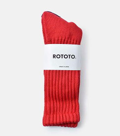 ROTOTO ロトト ルーズパイル クルー ソックス “LOOSE PILE CREW SOCKS” r1334-mt レディース