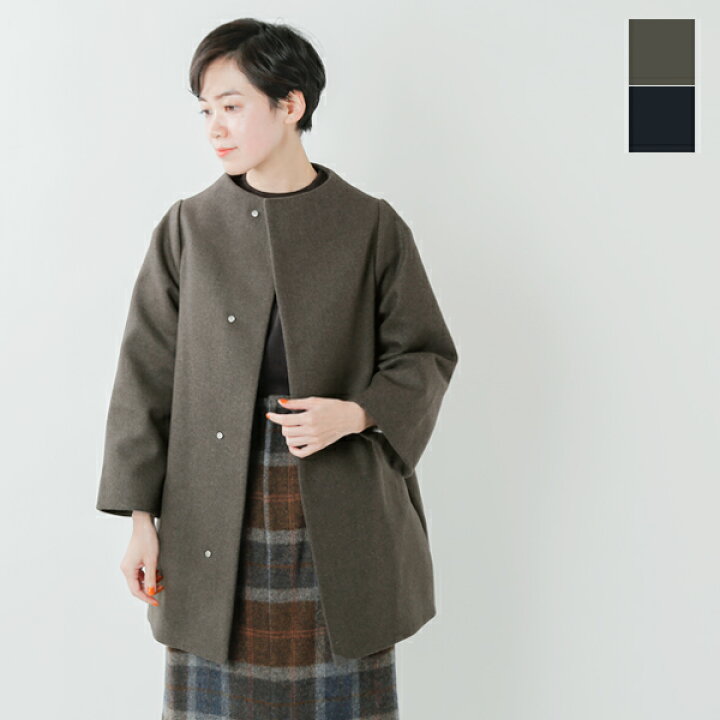 楽天市場】nitca ニトカ ウールカシミヤ平二重メルトンショート  