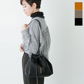 【クーポン対象】yucchino ユッキーノ レザー巾着ショルダーバッグ“OTONA eco-bag SAC” otona-eco-bag-sac-fn レディース