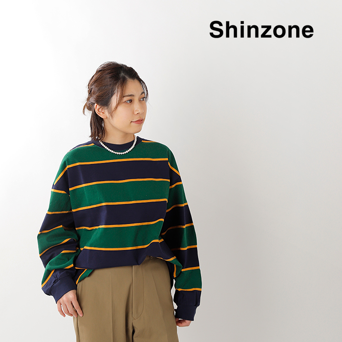 Shinzone シンゾーン コットンラガーボーダーTシャツ 20smscu13-yn | aranciato（アランチェート）