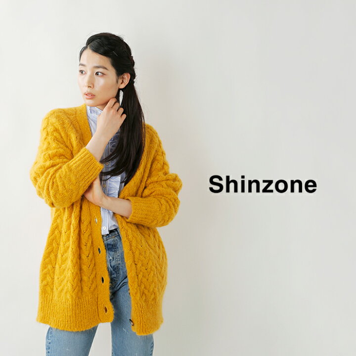楽天市場】Shinzone シンゾーン モヘアウールVネックケーブル  