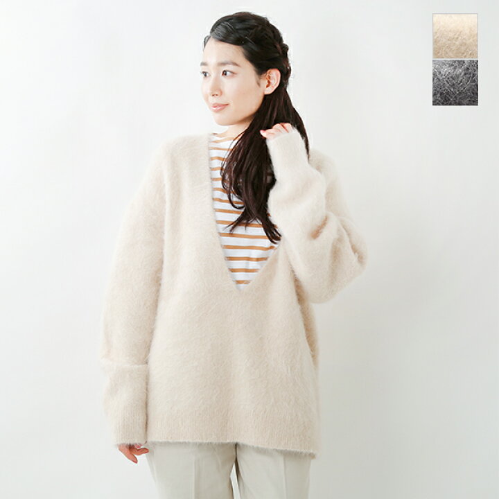 楽天市場】Shinzone シンゾーン アルパカシャギーVネックニットプル  